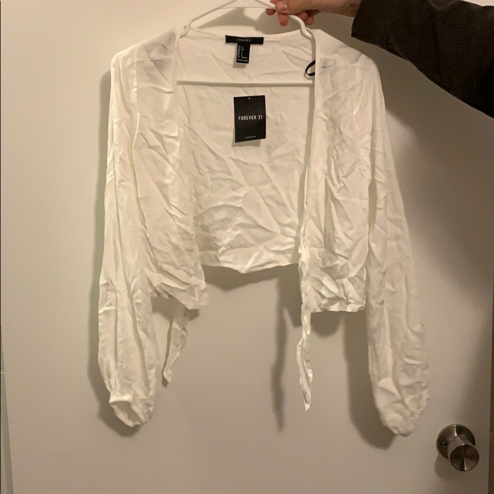 Tie front crop top